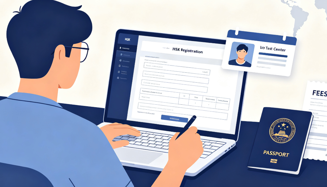 Hướng dẫn đăng ký thi HSK tại nước ngoài: Quy trình chi tiết, yêu cầu ảnh và lệ phí chính thức