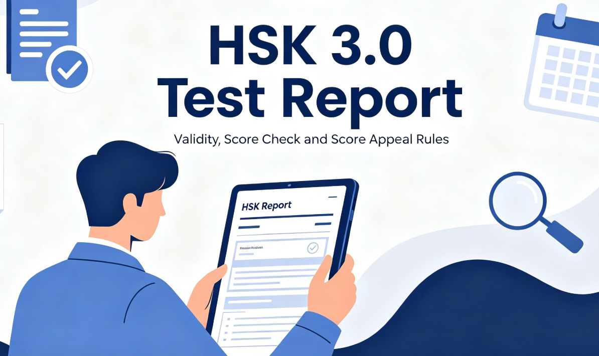 Bảng điểm HSK 3.0: Thời hạn hiệu lực, cách tra cứu và quy trình phúc khảo